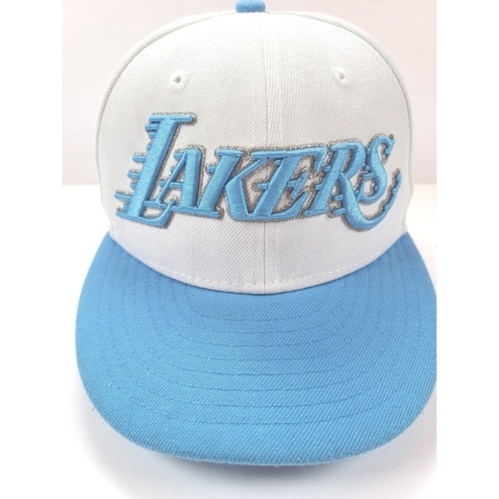 New Era LA Lakers NBA 9FIFTY Snapback Hat Youth Small Adult White Blue Cap